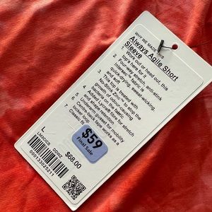 Lululemon Always Agile Shirt